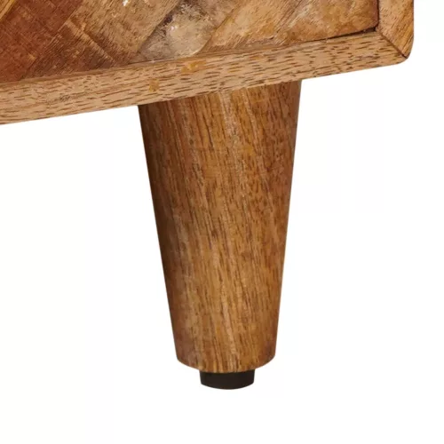  Dohányzóasztal Barna 80 x 50 x 40 cm Tömör Mangófát
