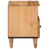  Éjjeli asztal 2 pcs Barna 50 x 33 x 60 cm Tömör Mangófát