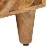  Éjjeli asztal 2 pcs Barna 50 x 33 x 60 cm Tömör Mangófát