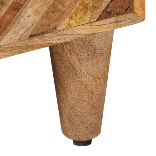  Éjjeli asztal 2 pcs Barna 50 x 33 x 60 cm Tömör Mangófát