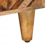 Tároló szekrények Barna 80 x 31,5 x 46 cm Tömör Mangófát