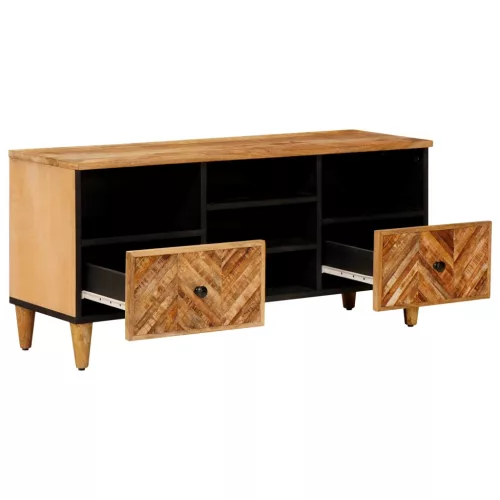  Tároló szekrények Barna 100 x 33,5 x 46 cm Tömör Mangófát