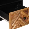  Tároló szekrények Barna 100 x 33,5 x 46 cm Tömör Mangófát
