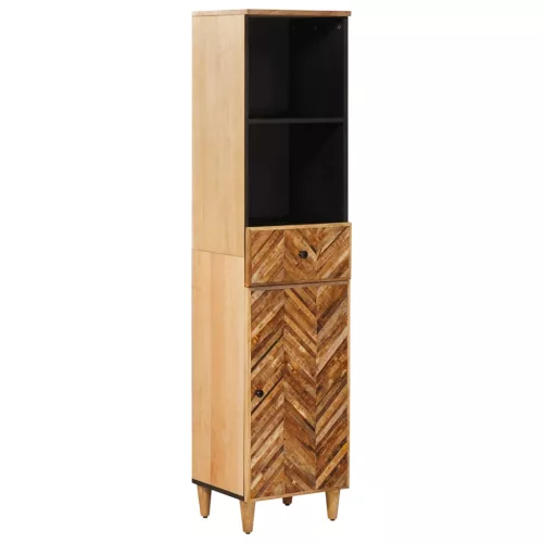  Fürdőszoba Székény Barna 38 x 33,5 x 160 cm Tömör Mangófát