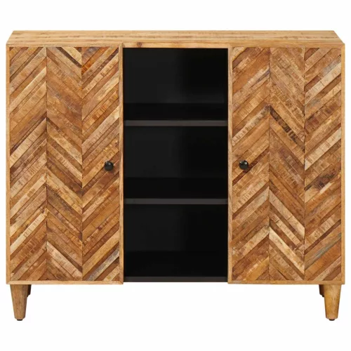  Tároló szekrények Barna 90 x 33,5 x 75 cm Tömör Mangófát