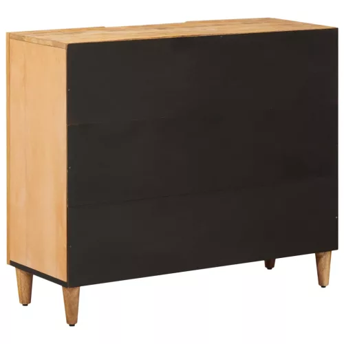  Tároló szekrények Barna 90 x 33,5 x 75 cm Tömör Mangófát