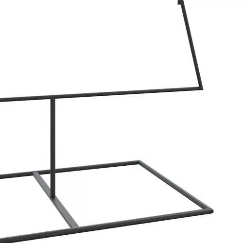  fekete fém karácsonyfa dekorációhoz 210 cm