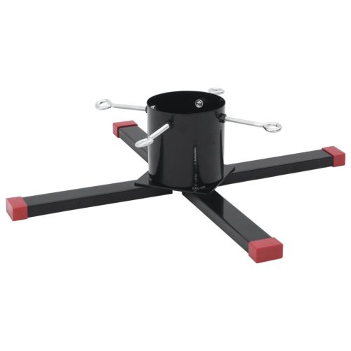  fekete karácsonyfatalp 61 x 61 x 15,5 cm