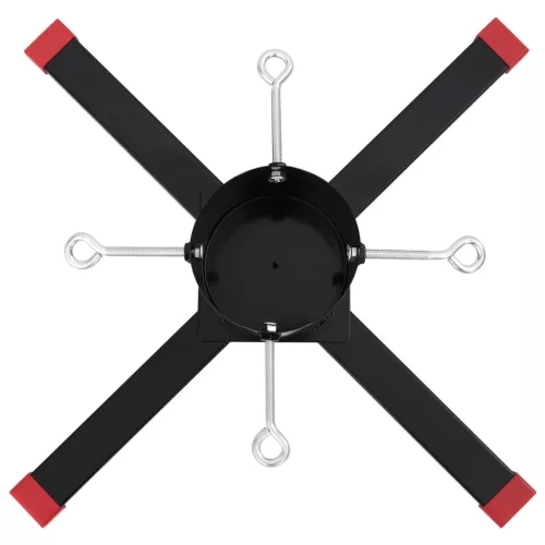  fekete karácsonyfatalp 61 x 61 x 15,5 cm