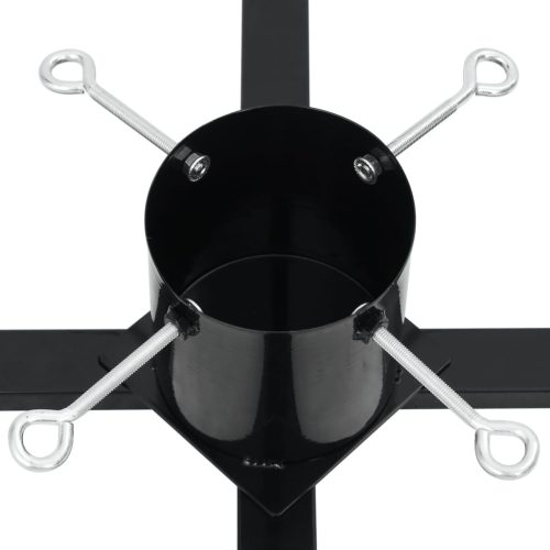  fekete karácsonyfatalp 61 x 61 x 15,5 cm