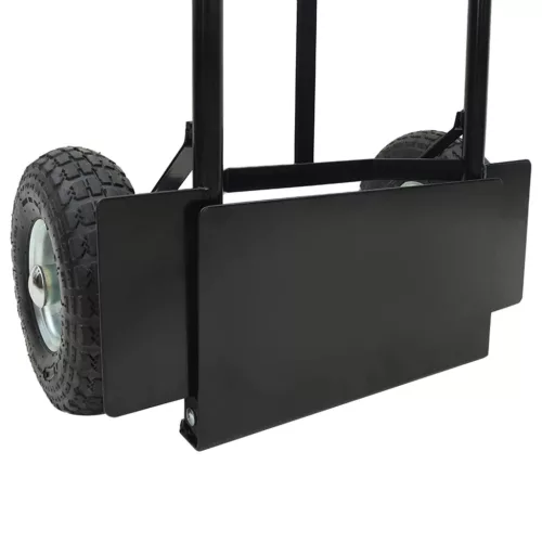  Kézikocsi Fekete és piros 57 x 46 x 113 cm Acél