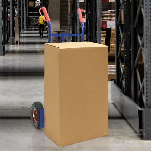  Kézikocsi Kék és Piros 57 x 46 x 113 cm Acél