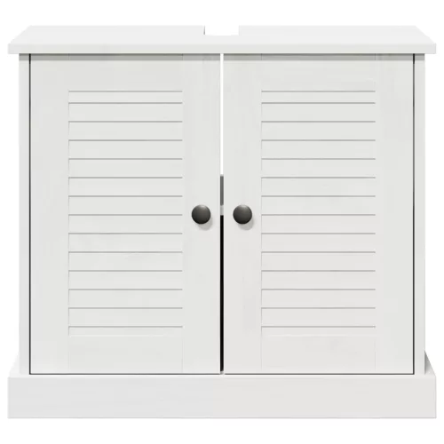  Mosdószekrény VIGO" Ajtókkal, méretei: 67.5x34x59 cm, tömör fenyőből készült."