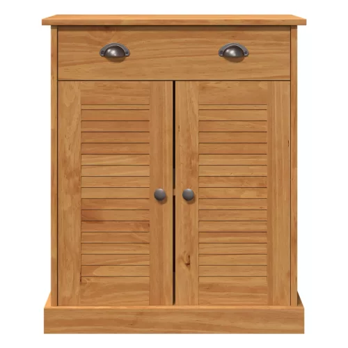  Fürdőszoba Székény mézbarna 68 x 34 x 80 cm Tömör fenyőfa