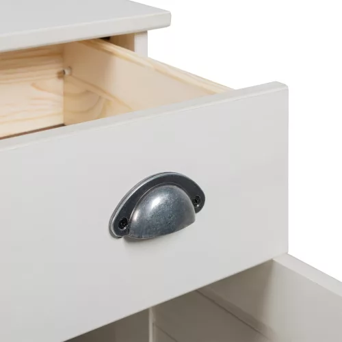  Fürdőszoba Székény Fehér 68 x 34 x 80 cm Tömör fenyőfa