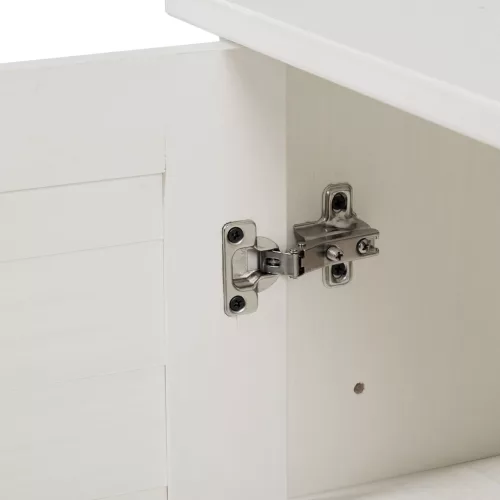  Fürdőszoba Székény Fehér 68 x 34 x 110 cm Tömör fenyőfa