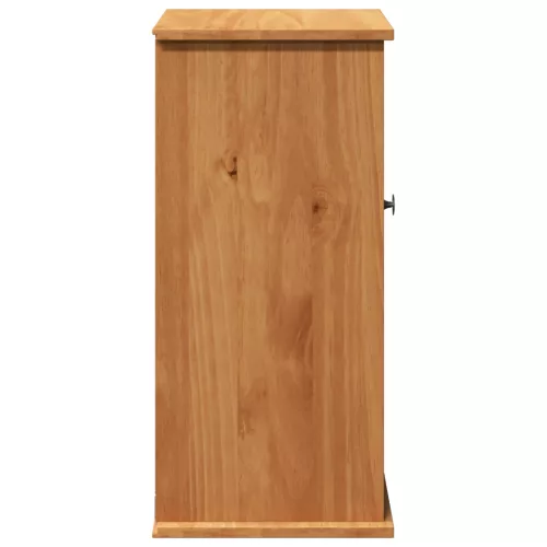  Fali Fürdőszoba Szekrény tárolóval mézbarna 37 x 34 x 71.5 cm