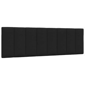  fekete szövet fejtámla párna 160 cm