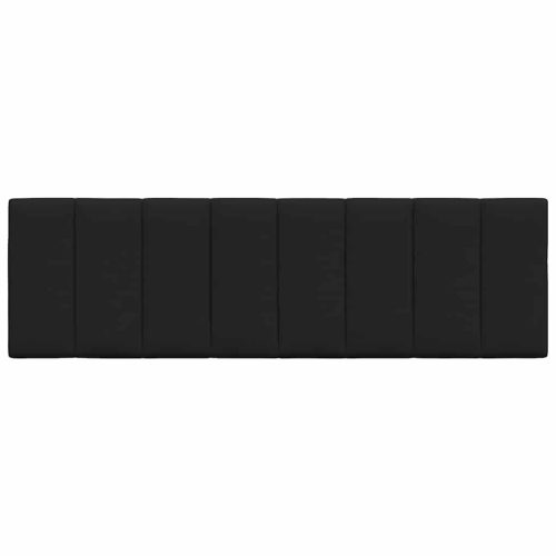  fekete szövet fejtámla párna 160 cm