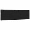  fekete szövet fejtámla párna 160 cm