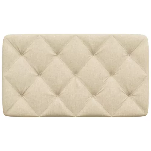  krémszínű szövet fejtámla párna 80 cm