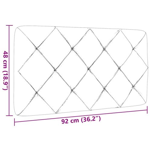  krémszínű szövet fejtámla párna 90 cm