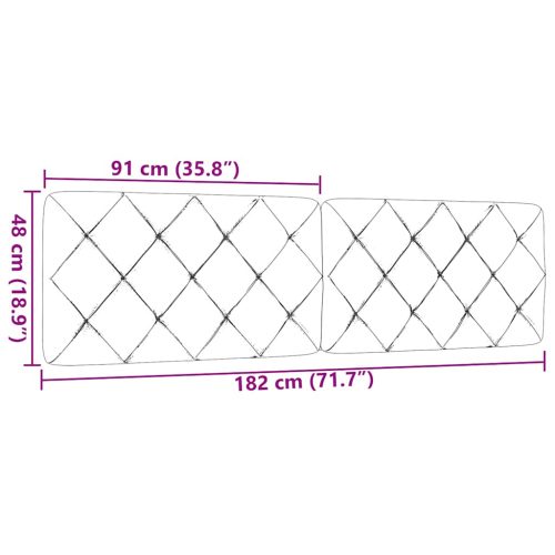  tópszínű szövet fejtámla párna 180 cm