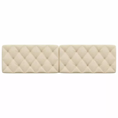  krémszínű szövet fejtámla párna 200 cm