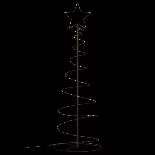  meleg fehér LED karácsonyfa 100 LED 150 cm