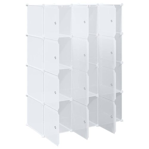  tároló kocka szervező 12 kockával és akasztórudakkal PP