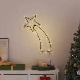    meleg fehér karácsonyi fények Shooting Star sziluett 115 LED