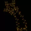  meleg fehér karácsonyi fények Shooting Star sziluett 115 LED