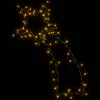  meleg fehér karácsonyi fények Shooting Star sziluett 80 LED