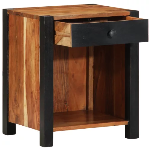  Éjjeli Szekrény 40x35x50 cm Tömörfa Akác