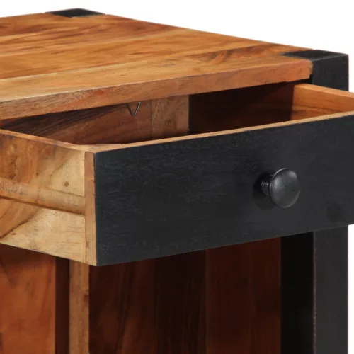  Éjjeli Szekrény 40x35x50 cm Tömörfa Akác