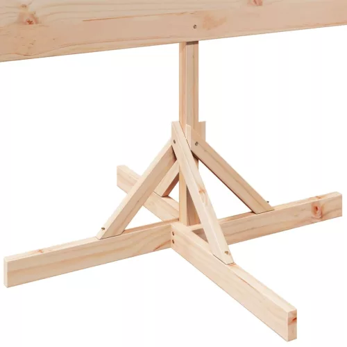  tömör fa karácsonyfa-dekoráció 180 cm