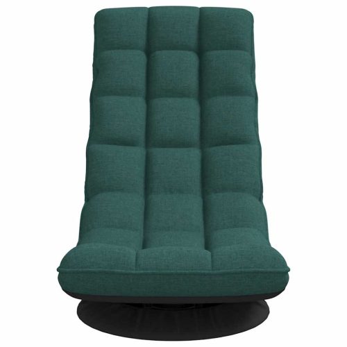  sötétzöld szövet forgó padlószék 70x51x79 cm