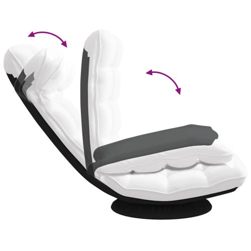  fehér szövet forgó padlószék 70x51x79 cm