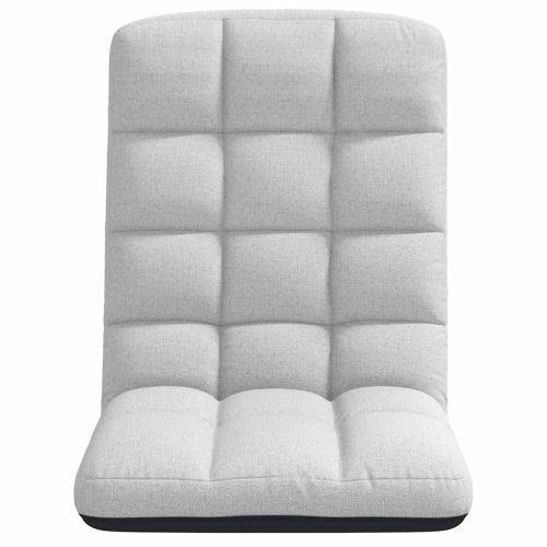  felhőszürke szövet összecsukható padlószék 71x51x62 cm