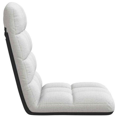  felhőszürke szövet összecsukható padlószék 71x51x62 cm