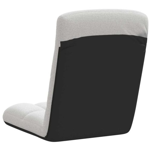  felhőszürke szövet összecsukható padlószék 71x51x62 cm