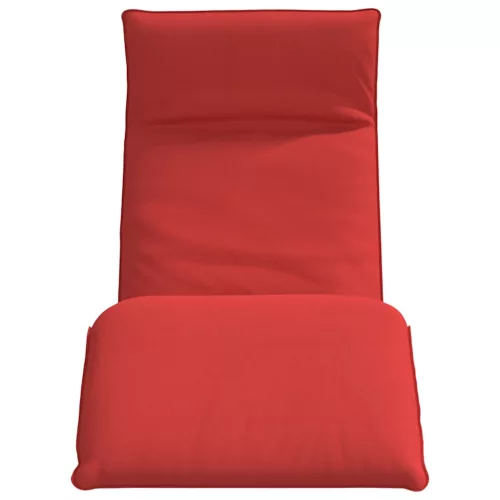  piros oxford-szövet összecsukható napozóágy 175x54x8,5 cm