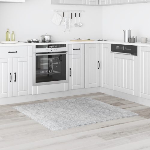  Szőrös Szőnyeg Latex Háttal Szürke 120x120 cm