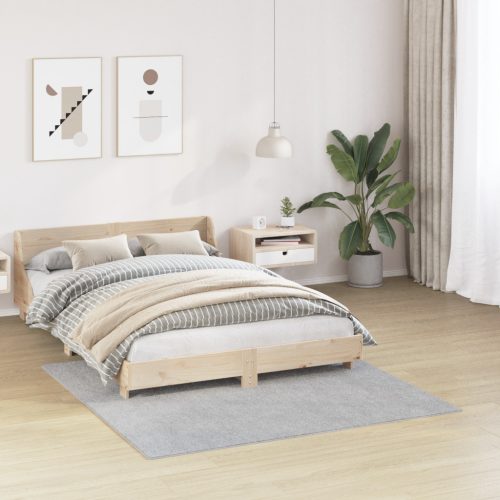  Shaggy Szőnyeg Latex Hátlappal Szürke 160x160 cm