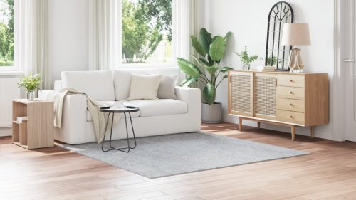  Shaggy Szőnyeg Magas Szálhossz Grey 200x200 cm PP