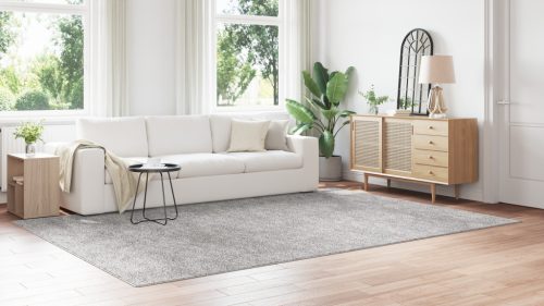  Shaggy Szőnyeg Latex Hátlappal Szürke 240x340 cm