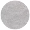  Szőrös Szőnyeg Latex Hátlappal Szürke ø160 cm
