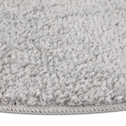  Szőrös Szőnyeg Latex Hátlappal Szürke ø160 cm