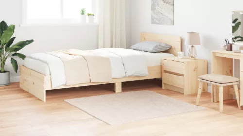  Shaggy Szőnyeg Magas Pile Krém 120x120 cm PP