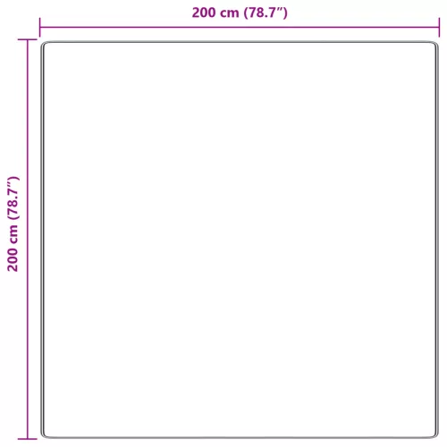  Shaggy szőnyeg latex hátlappal krém 200x200 cm